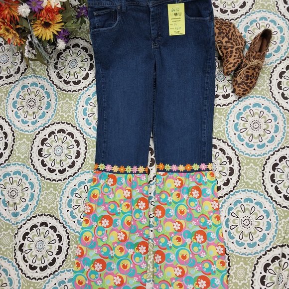 Riders by Lee Denim - 2612 Size 10 Lee Riders Upcycled Stretch Bell-Bottoms
